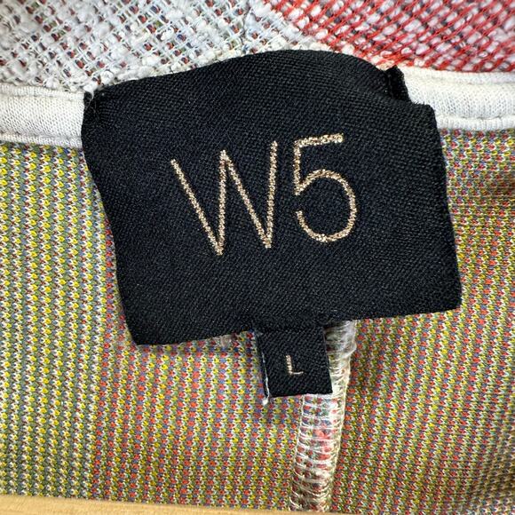 W5 Multicolored Vertical Stripe Button Back Womens Halter Tank Top Size Large - Picture 10 of 11